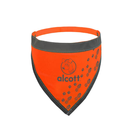 alcott Neon Orange Visibility Dog Bandana