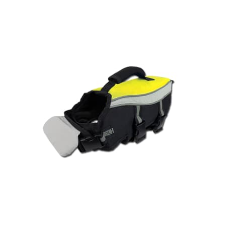 alcott Neon Yellow Water Adventure Dog Jacket