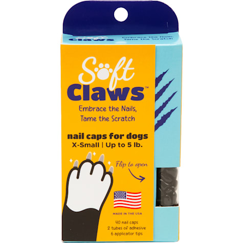 Soft Claws Black Dog Nail Caps