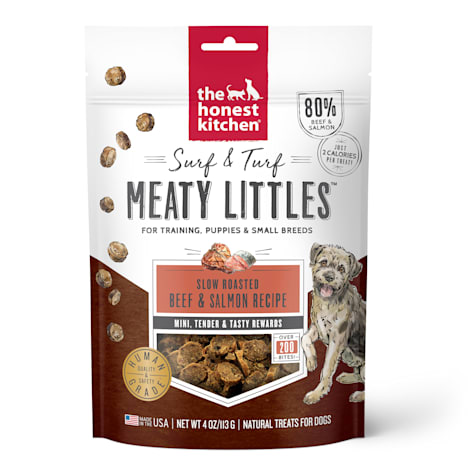 The Honest Kitchen Surf & Turf Meaty Littles: Beef & Salmon Recipe Dog Treats