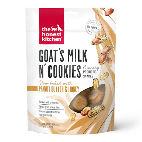 The Honest Kitchen Goat's Milk N' Cookies: Slow Baked with Peanut Butter & Honey Dog Treats