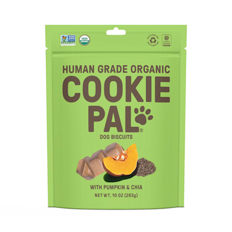CookiePal Organic Pumpkin and Chia Recipe Dog Biscuits