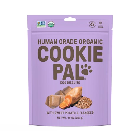 CookiePal Organic Sweet Potato and Flaxseed Recipe Dog Biscuits