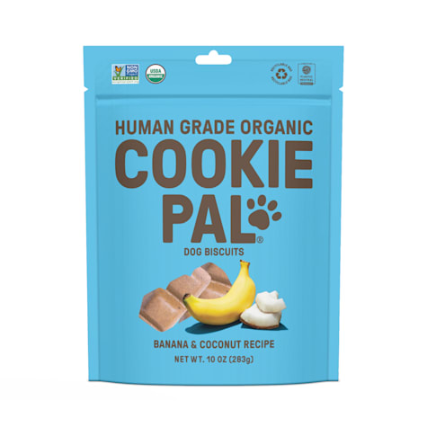 CookiePal Organic Banana and Coconut Recipe Dog Biscuits