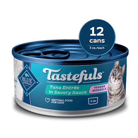 Blue Buffalo Tastefuls Wet Cat Food Morsels with Tuna