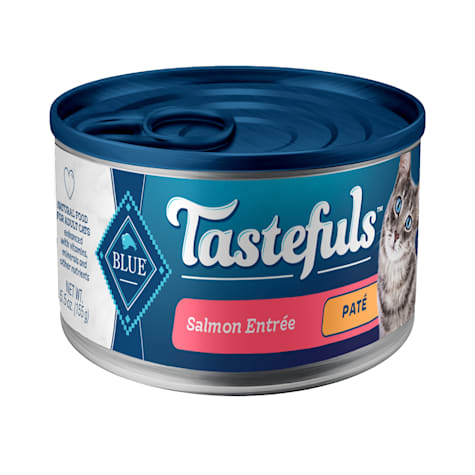 Blue Buffalo Tastefuls Made with Natural Ingredients, Salmon Entree Wet Cat Food Pate