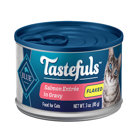 Blue Buffalo Tastefuls Made with Natural Ingredients, Salmon Flaked Wet Cat Food