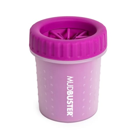 Dexas Fuchsia Mud Buster Dog Paw Cleaner