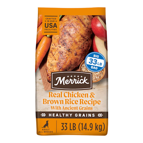 Merrick Classic Healthy Grains Real Chicken & Brown Rice Recipe with Ancient Grains Dry Dog Food