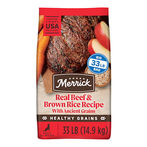 Merrick Classic Healthy Grains Real Beef & Brown Rice Recipe with Ancient Grains Dry Dog Food