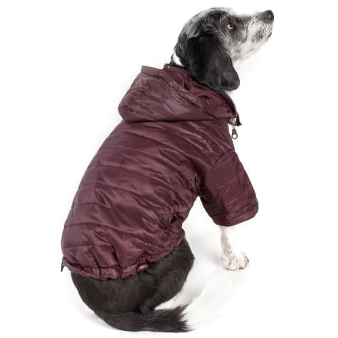Pet Life Brown Lightweight Adjustable Sporty Avalanche Pet Coat
