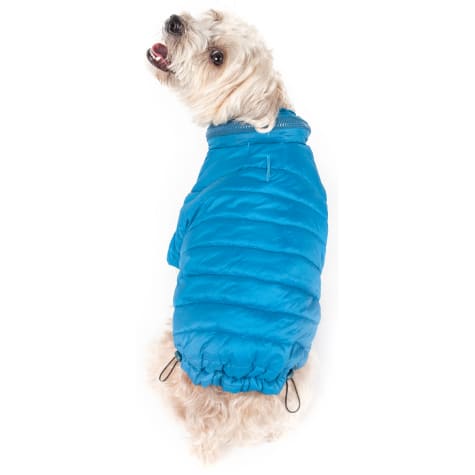 Pet Life Blue Lightweight Adjustable Sporty Avalanche Pet Coat