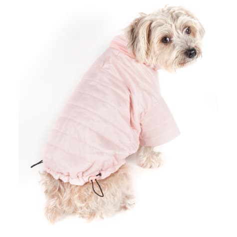 Pet Life Pink Lightweight Adjustable Sporty Avalanche Pet Coat
