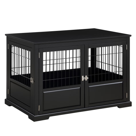 Zoovilla Fairview Triple Door Black Dog Crate
