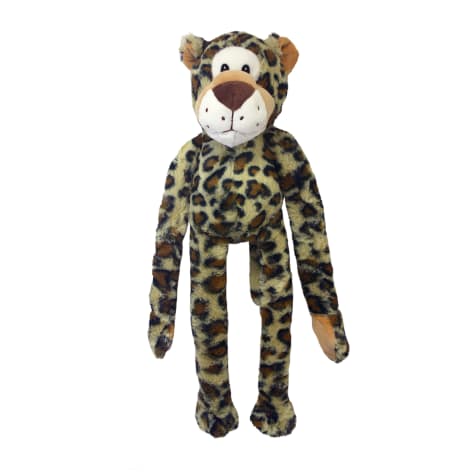 Multipet Swingin' Safari Leopard Plush Dog Toy