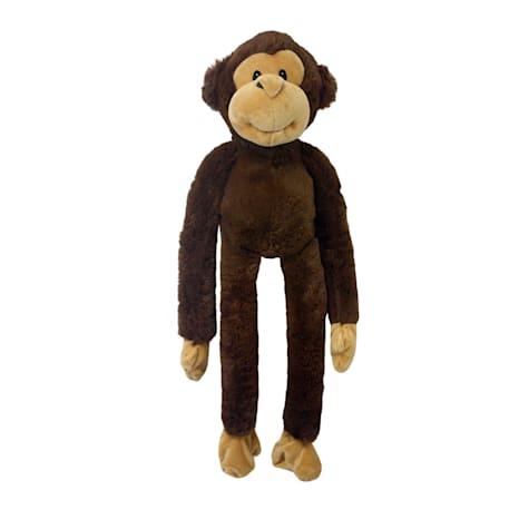 Multipet Swingin' Safari Monkey Plush Dog Toy