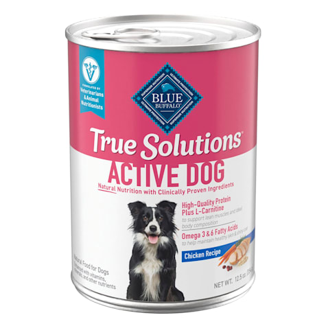 Blue Buffalo True Solutions Chicken, Top Form Active Adult Wet Dog Food