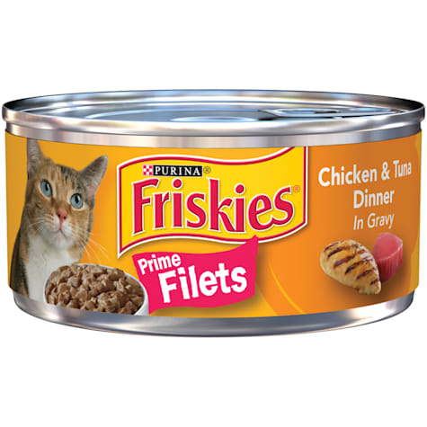 Friskies Prime Filets Chicken & Tuna Canned Cat Food in Gravy