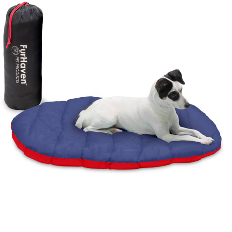 FurHaven Stuff Sack Travel Bed with Bag for Dogs