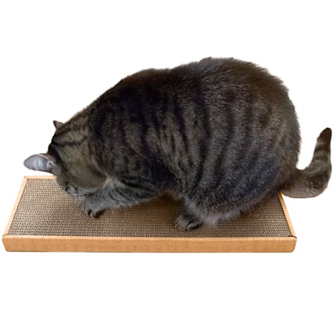 FurHaven Small Corrugated Cat Scratcher with Catnip