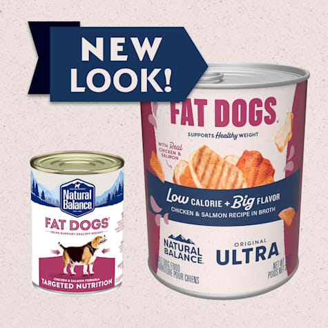 Natural Balance Fat Dogs Targeted Nutrition Chicken & Salmon Formula Wet Food