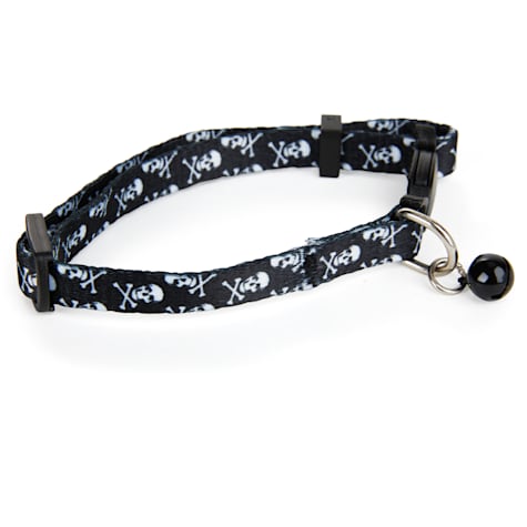 YOULY Skull Print Cat & Large Cat Collar