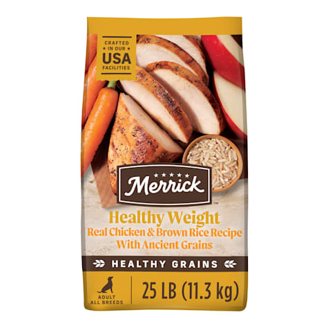 Merrick Healthy Grains Healthy Weight Recipe Adult Dry Dog Food