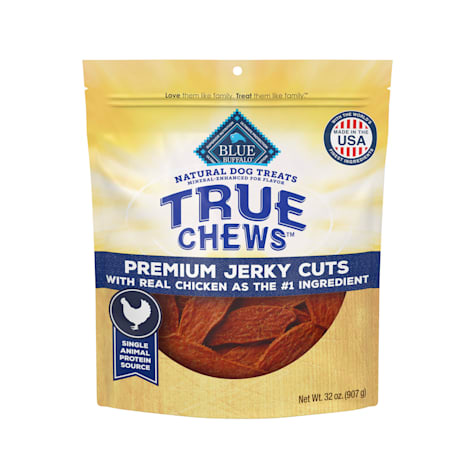 Blue Buffalo True Chews Premium Jerky Cuts with Natural Ingredients Chicken Dog Treats