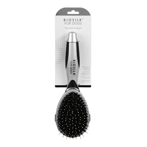 Biosilk New & Improved Porcupine Pin Brush for Dogs