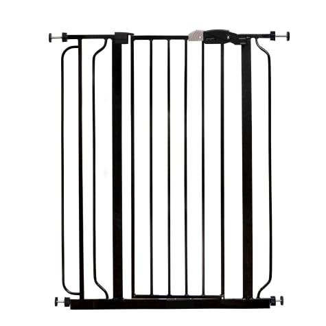 Regalo Black Extra Tall Metal Pet Gate
