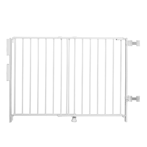 Regalo Extra Tall Top of Stairs Metal Pet Gate with Banister Kit