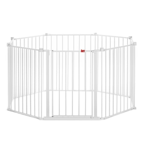Regalo 2-in-1 Super Wide Metal Pet Gate and Playard