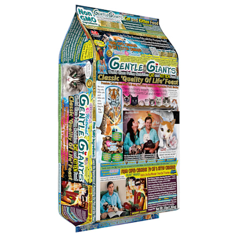 Gentle Giants Natural Non GMO Chicken/Fish Cat and Kitten Dry Food