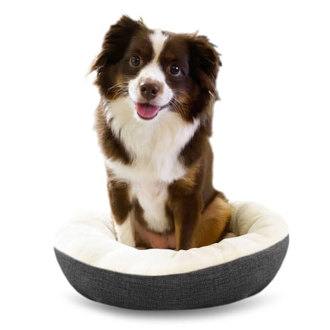 Pure Comfort Grey Round Cuddler for Dogs