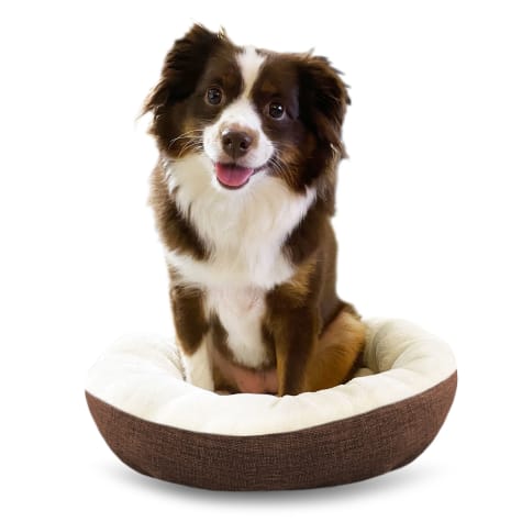 Pure Comfort Brown Round Cuddler for Dogs