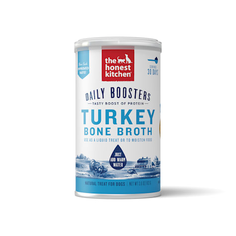 The Honest Kitchen Daily Boosters: Instant Turkey Bone Broth with Turmeric Wet Dog Food