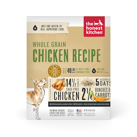 The Honest Kitchen Dehydrated Whole Grain Chicken Recipe Dog Food