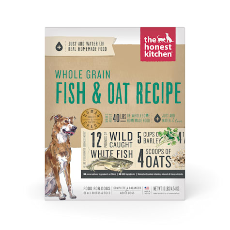 The Honest Kitchen Dehydrated Whole Grain Fish & Oats Recipe Dog Food