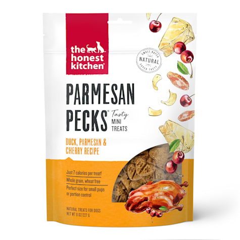 The Honest Kitchen Parmesan Pecks: Duck, Parmesan & Cherry Recipe Dog Treats