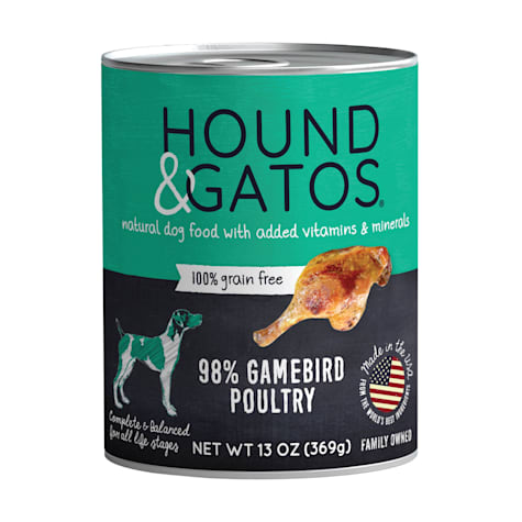 Hound & Gatos Grain Free, Gamebird Poultry Wet Dog Food