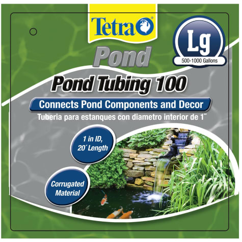 TetraPond Tubing 100 Corrugated Material Connects Pond Components and Decor
