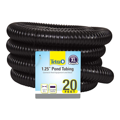 TetraPond Tubing 125 Corrugated Material Connects Pond Components and Decor