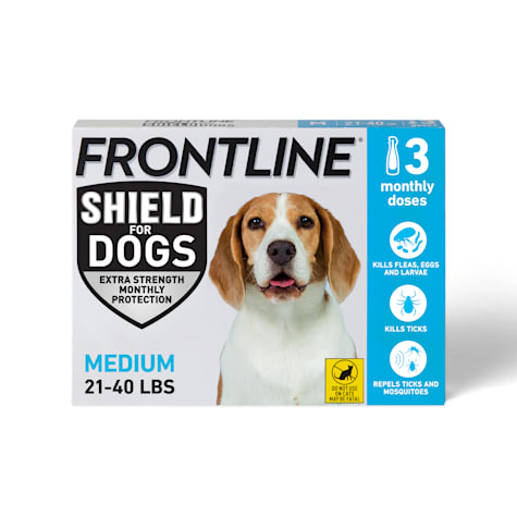 FRONTLINE Shield Flea & Tick Treatment for Medium Dogs 21-40 lbs.