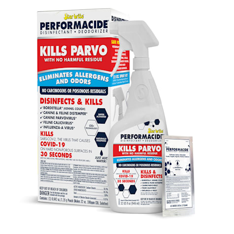 PERFORMACIDE STARBRITE Kills Parvo Disinfectant Kit for Dogs