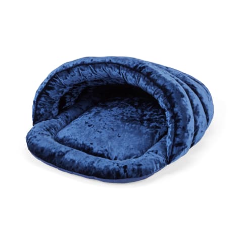 EveryYay Snooze Fest Midnight Blue Play Cave Cat Bed