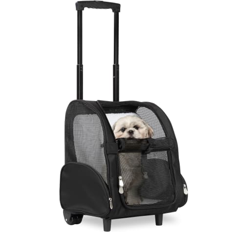 Kopeks Black Deluxe Backpack Pet Travel Carrier
