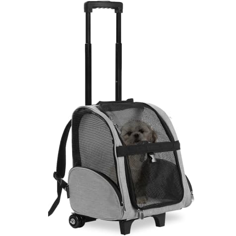 Kopeks Gray Deluxe Backpack Pet Travel Carrier