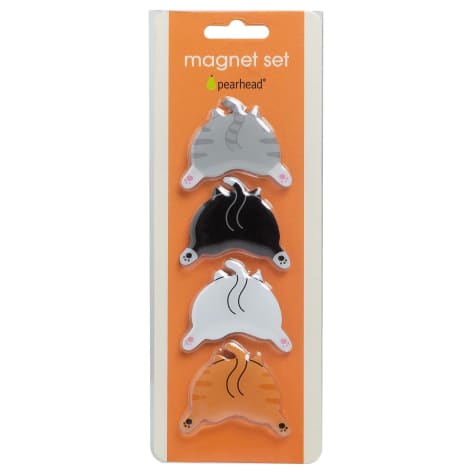 Pearhead Pet Cat Butt Magnets for Refrigerator