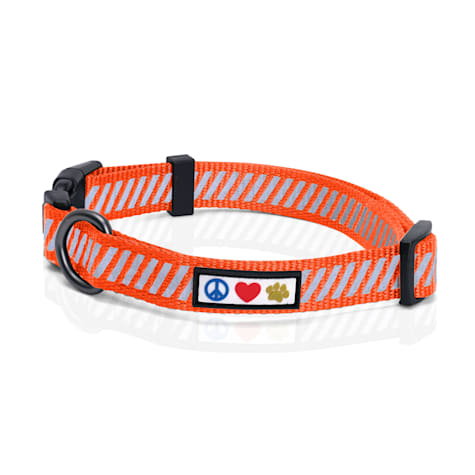 Pawtitas Reflective Traffic Dog Collar