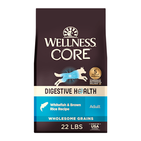 Wellness CORE Digestive Health Whitefish & Brown Rice Dry Dog Food